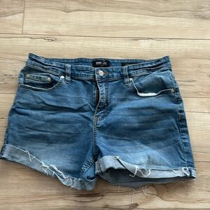 Denim Stretch Shorts